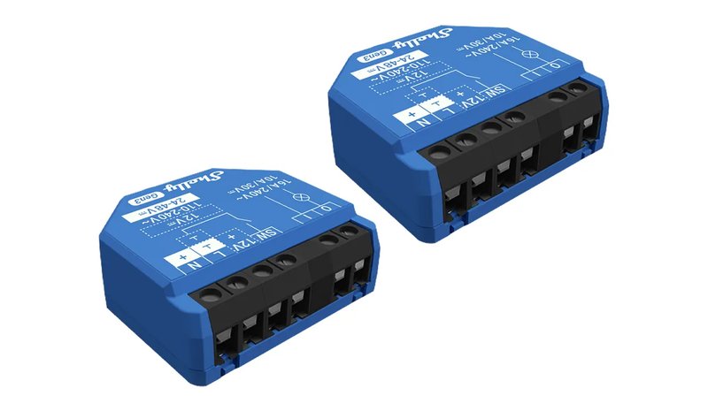 Shelly 1 Gen3 -Wi-Fi-ohjattu älykäs kytkin, 2 kpl – kuva 1/5