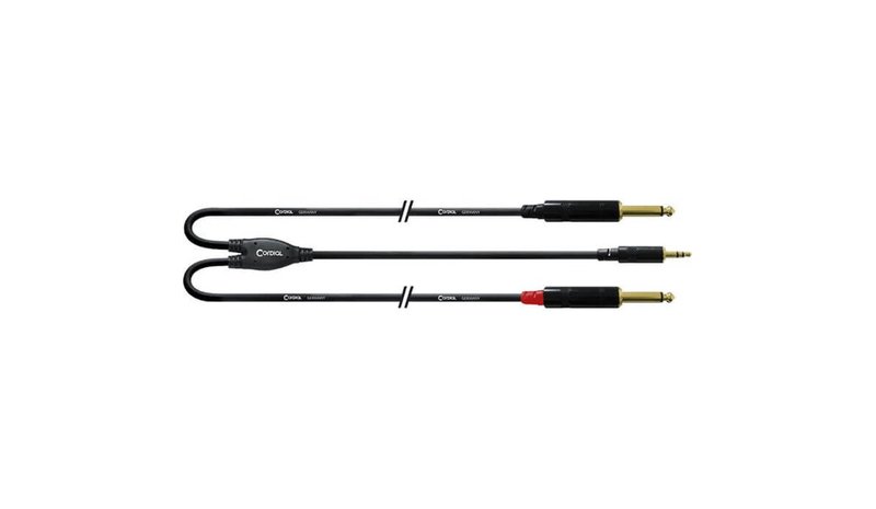 Cordial 3.5mm/2 x 6.3 mm, 1.5 m – kuva 1/3