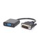 DVI-D videokaapeli VGA:lle - Gembird - A-DVID-VGAF-01 - 0,2 m - Uros/Naaras - Musta – kuva 1
