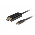 USB-C-HDMI-kaapeli - LANBERG - MALE/MALE - 4K 60Hz - 3M - Musta