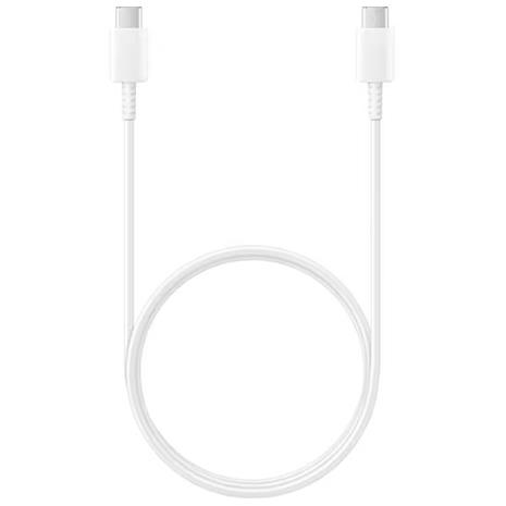 USB-C–USB-C 3A kaapeli 25 W lataus ja synkronointi 1,2 m Samsung White