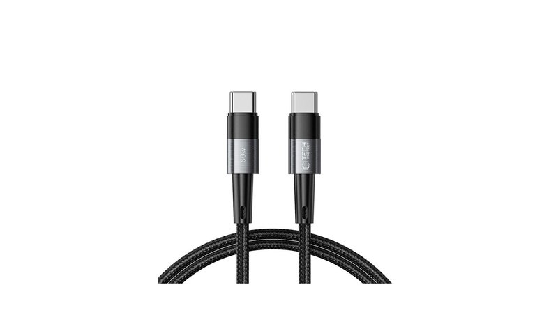 Tech-Protect UltraBoost USB-C / USB-C PD 60W 3A 1m Cable - Grey – kuva 1/3