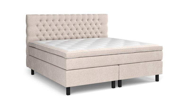 Jenkkisänky Celine 210x210 cm Sametti - Beige