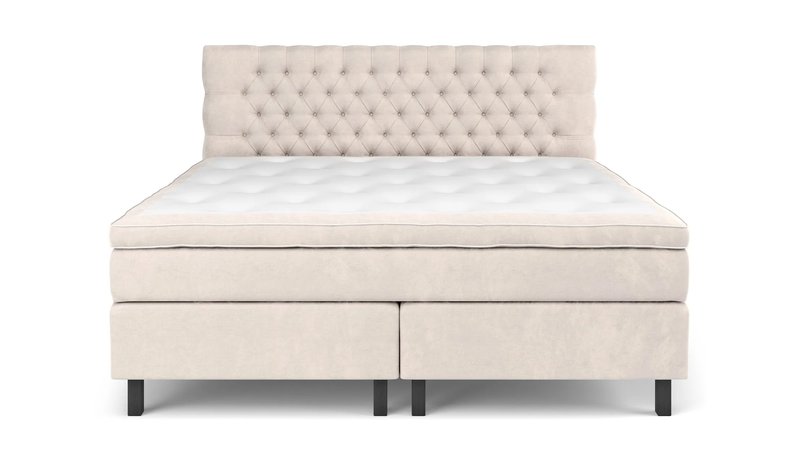 Jenkkisänky Celine 210x210 cm Sametti - Beige