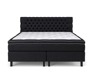 Sänkypaketti Celine 210x210 cm Sametti - Musta