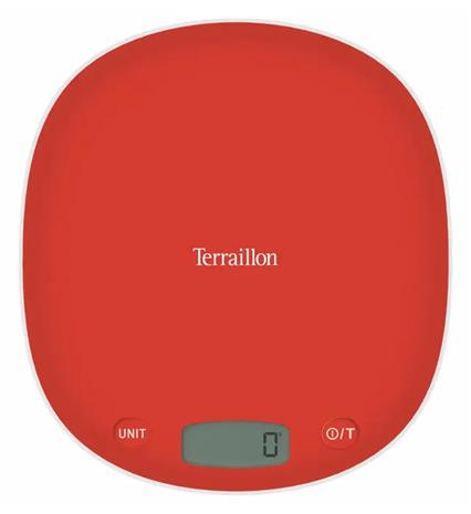 Keittiövaaka Terraillon Macaron+ punainen elektroninen keittiövaaka 5 kg