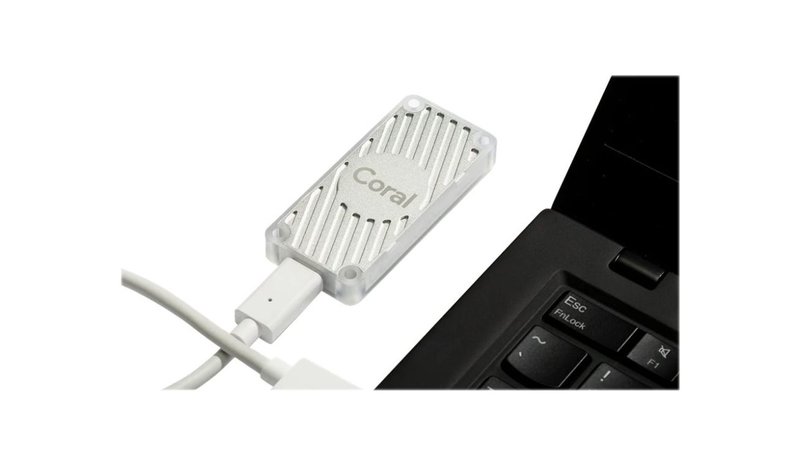 Coral G950-06809-01 USB Accelerator White – kuva 1/3