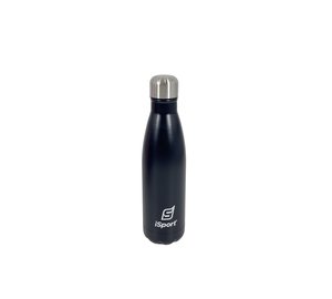 iSport musta 500 ml teräksinen juomapullo