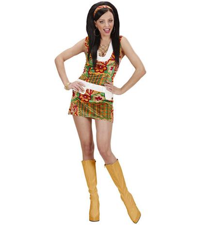 60s MOD GIRL sametti (mekko, panta)