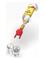 Winkee Skænkeprop - Rock Hand Bottle Pourer - Red - H11CM – kuva 1