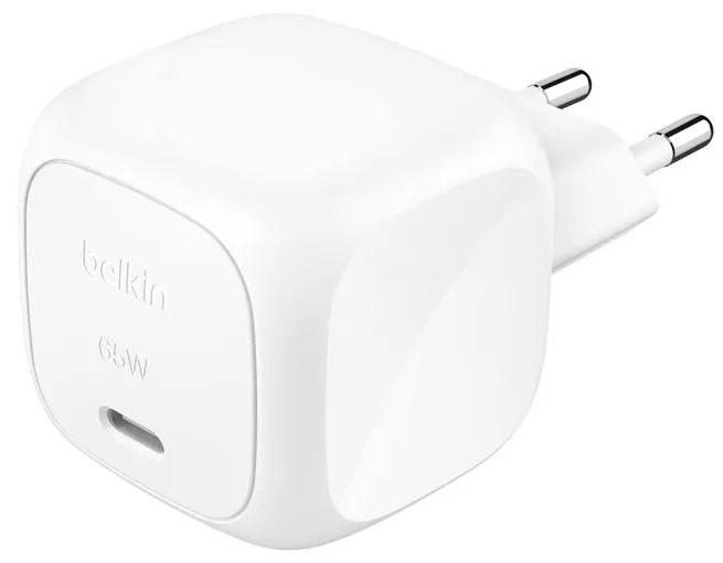 Belkin BoostCharge Compact USB-C Wall Charger 65W - Seinälaturi, Valkoinen