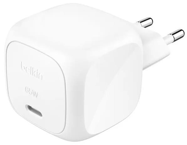 Belkin BoostCharge 65W PD/PPS USB-C -laturi, Valkoinen – kuva 2/4