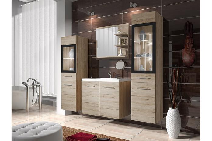 Galbally Badrumsmöbelset Brown -