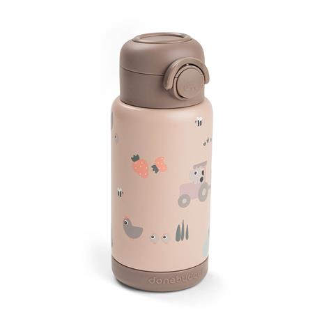 Done by Deer - Insulated straw bottle - Tiny farm Powder - 340 ml – kuva 1/7
