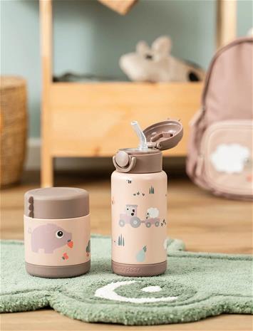Done by Deer - Insulated straw bottle - Tiny farm Powder - 340 ml – kuva 2/7