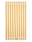 Lexington Home Block Striped Cotton Terry Beach Towel - Yellow - 100X180
