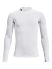 Under Armour Ua Hg Armour Mock Ls - White - 140-152