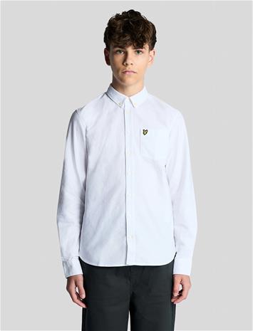 Lyle & Scott Oxford Shirt - White - 170-176