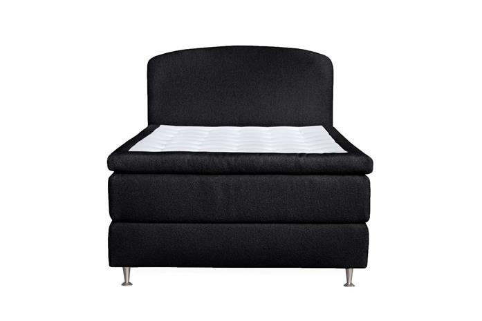 Oslo Lyx Sänky­paketti Jenkkisänky 140x200 cm Curved Sängynpääty - Musta