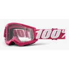 Lasten lumilasit MX 100% Starta 2 Junior, pinkki/valkoinen
