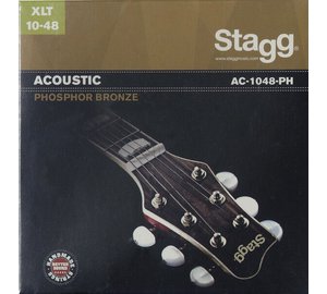 Stagg AC-1048-PH Phosphor Bronze 0.010 - 0.048 Akustisen kitaran kielet