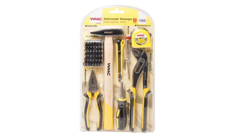 Lahjaidea - WMC TOOL KIT 50EL DRILLS BLADES PUNCHES PUNCHES