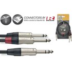 Stagg REAN 1 x 6,35 mm Jack TRS - 2 x 6,35 mm Jack TS 3 m