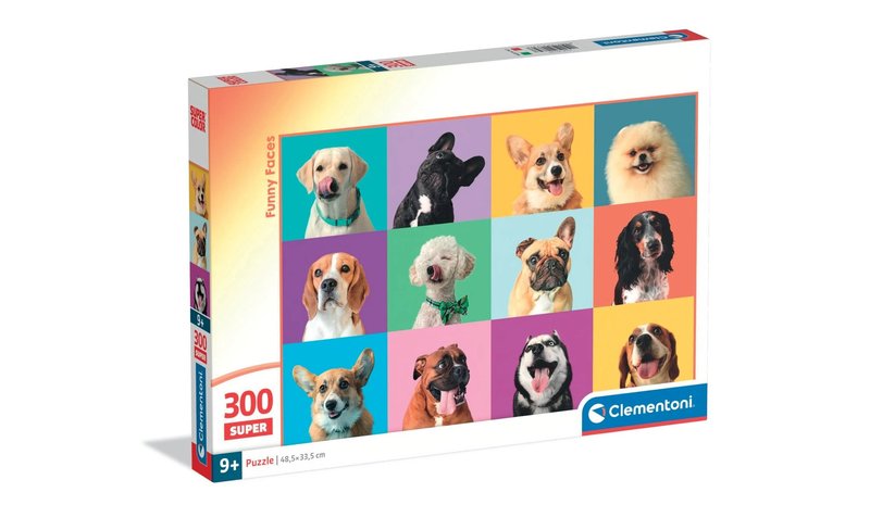 Clementoni Funny Faces 2025 300 palan palapeli – kuva 1/1