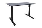 Työpöytä Ergo Optimal 1-moottorilla 120x60 cm Musta -