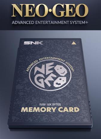 NEOGEO AES+ Memory Card, muistikortti