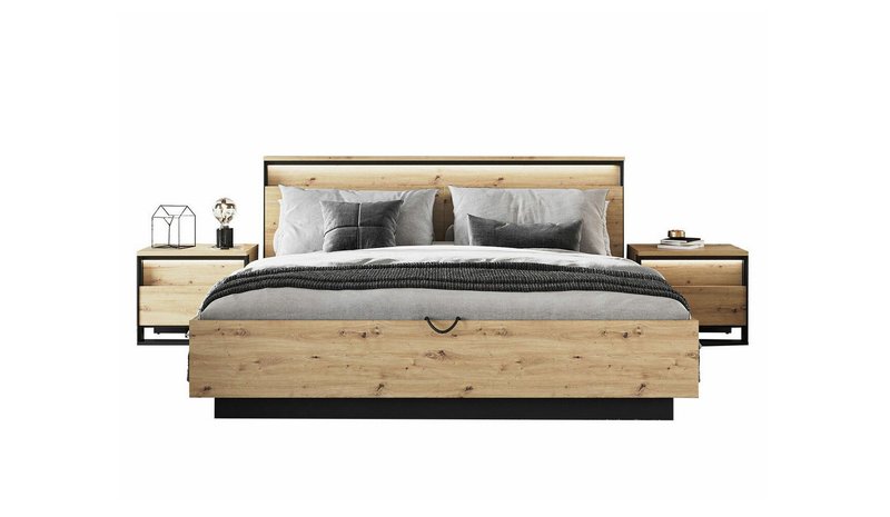 Rathmore Sängram 180x200 cm Black -