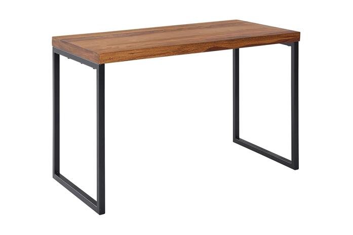 Työpöytä Rachid 117 cm Suorakulmainen - Luonnonväri