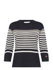 BUSNEL Helia Top Striped - Navy - 44