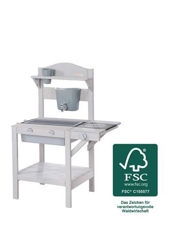 ROBA Outdoor Play Kitchen - Grey - 65X35X88.5CM – kuva 1/4