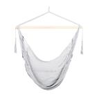 Puutarhan keinutuoli Home4You Ripptool CARINA harmaa tekstiili, korkeus 100 cm