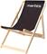 Aurinkotuoli Martes Essentials SUNBED MS musta polyesteri, taittuva – kuva 1