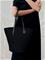 Liffner Straw Basket - Black - ONE SIZE – kuva 1