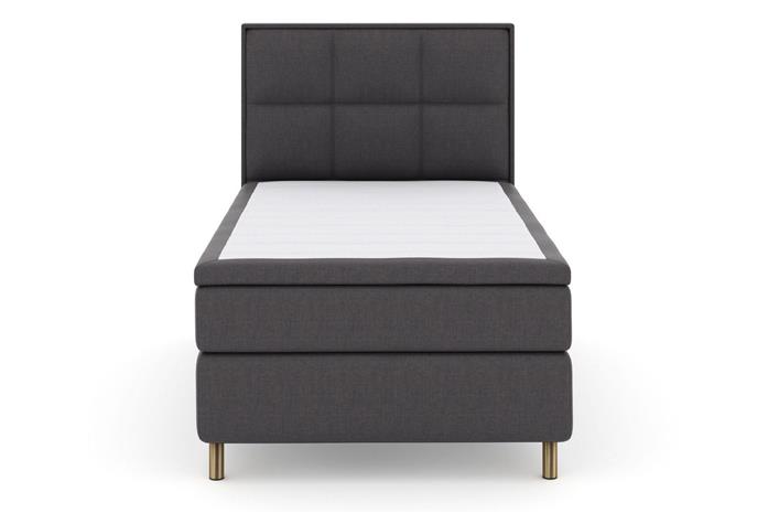 Sänkypaketti Choice No 4 120x200 Medium - Tummanharmaa/Kuparijalat