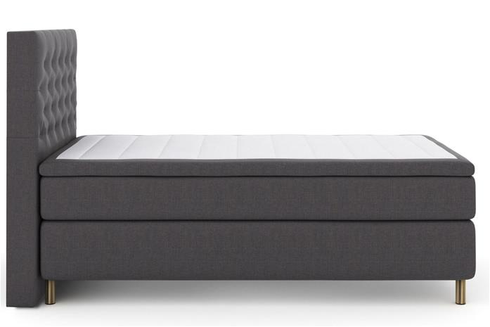 Sänkypaketti Choice No 4 120x200 Medium - Tummanharmaa/Kuparijalat