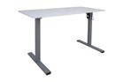 Työpöytä Ergo Optimal 1-moottorilla 120x60 cm Valk./Harmaa -