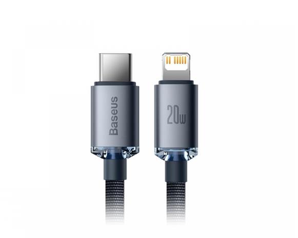 Baseus Crystal Shine cable USB-C to Lightning 20W PD 2m – kuva 5/8