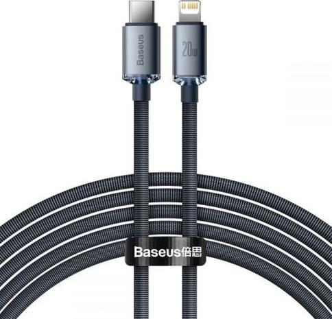 Baseus Crystal Shine cable USB-C to Lightning 20W PD 2m – kuva 7/8