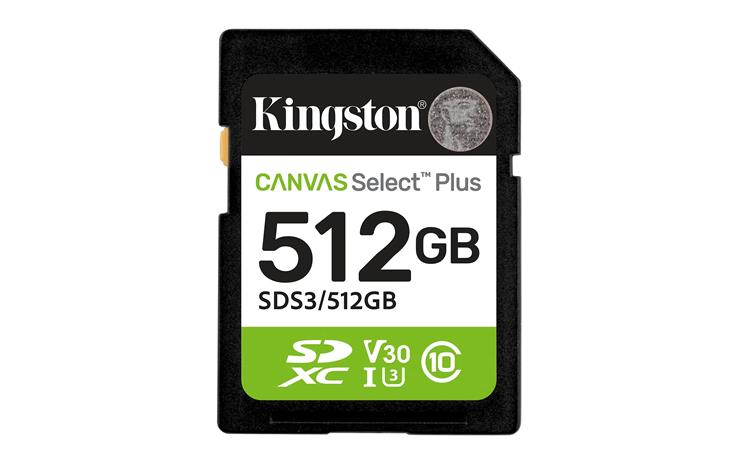 Kingston Canvas Select Plus 512GB microSDXC with Adapter
