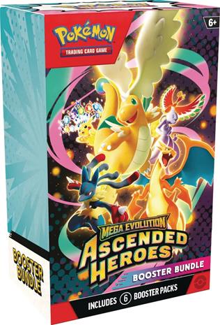 Pokemon TCG: ME02.5 Ascended Heroes Booster Bundle (6) KORTTI