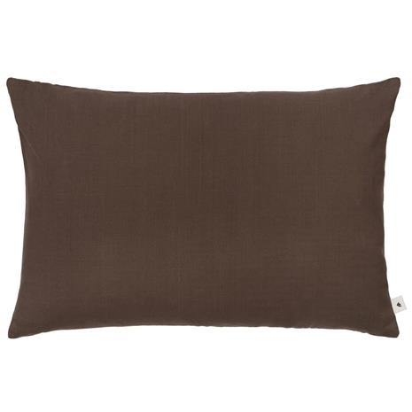 Ferm Living Sen tyynyliina Dark chocolate, 40x60 cm