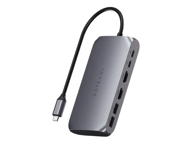 Satechi USB-C Multimedia M1 -adapteri, Tähtiharmaa