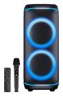 DENVER BPS-470 - Bluetooth Party Speaker with LED light & 2 x 10" woofers - Black
