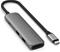 Satechi 4-i-1 USB-C Slim Multiport Adapter 4K - rymdgrå – kuva 5
