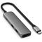 Satechi 4-i-1 USB-C Slim Multiport Adapter 4K - rymdgrå – kuva 8