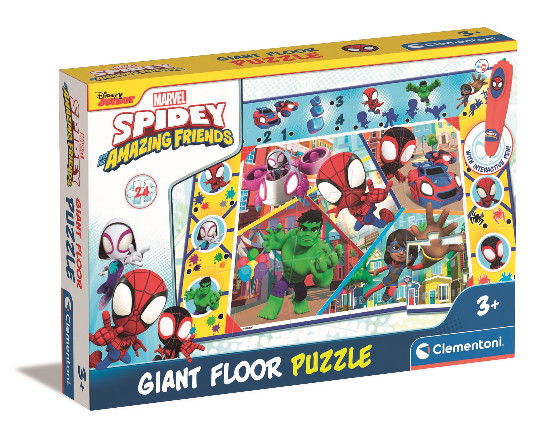 Clementoni - Giant Floor Puzzle, SPIDEY (I-16735)